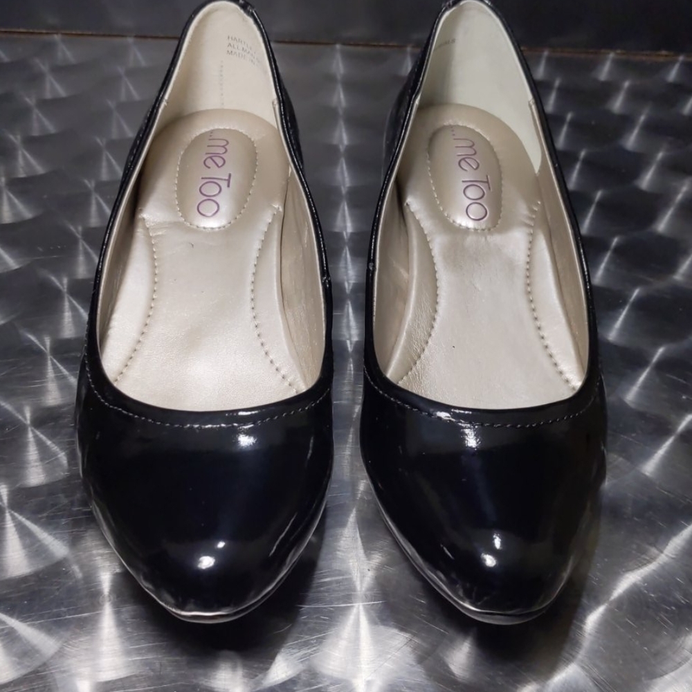 Me too Black Flats